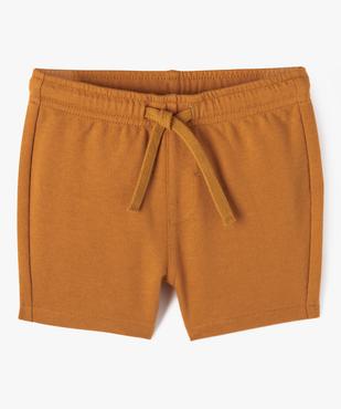 Short en maille avec taille ajustable bébé garçon vue1 - GEMO(BEBE DEBT) - GEMO
