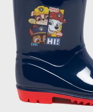 Bottes de pluie à motifs chiens garçon - La Pat Patrouille vue6 - PAT PATROUILLE - GEMO