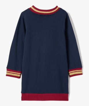 Robe fille en matière sweat à détails pailletés - Harry Potter vue3 - HARRY POTTER - GEMO