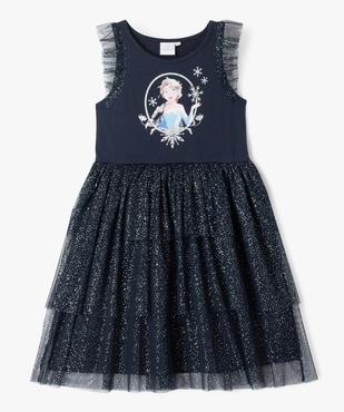 Robe de princesse avec motif Reine des Neiges fille - Disney vue1 - REINE DES NEIGE - GEMO