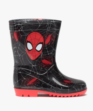 Bottes de pluie garçon imprimées et à semelle colorée - Spiderman vue1 - SPIDERMAN - GEMO
