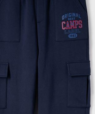 Pantalon de jogging coupe cargo garçon - Camps United vue2 - CAMPS - GEMO