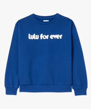 Sweat molletonné avec inscription sur le buste femme - LuluCastagnette vue5 - LULUCASTAGNETTE - GEMO