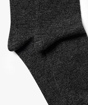 Chaussettes hautes en maille chinée homme vue2 - GEMO(HOMWR HOM) - GEMO