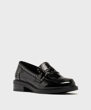 Mocassins vernis à clous femme vue2 - FOLLOW ME - GEMO