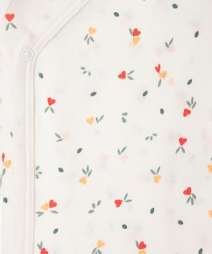 Body manches longues ouverture devant en coton bébé (lot de 3) vue4 - GEMO 4G BEBE - GEMO