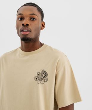 Haut de pyjama avec motif poitrine et dos mixte vue10 - GEMO 4G FEMME - GEMO