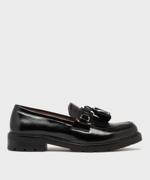 Mocassins à épaisse semelle crantée et bout amande femme - Follow Me vue1 - FOLLOW ME - GEMO