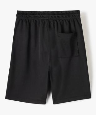 Bermuda garçon en maille légère à taille élastiquée vue3 - GEMO (ENFANT) - GEMO