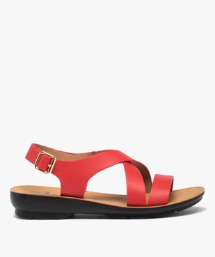 Sandales femme confort unies à semelle amortissante vue1 - GEMO (CONFORT) - GEMO