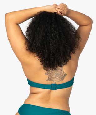 Haut de maillot de bain femme grande taille triangle à armatures vue2 - GEMO (PLAGE) - GEMO