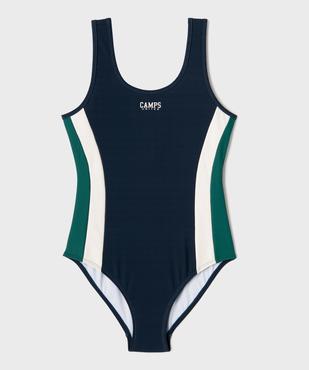 Maillot de bain 1 pièce tricolore fille - Camps United vue1 - CAMPS - GEMO