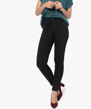 Jean femme coupe skinny taille basse en stretch vue1 - GEMO(FEMME PAP) - GEMO