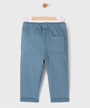 Pantalon chino avec taille ajustable bébé garçon vue4 - GEMO(BEBE DEBT) - GEMO