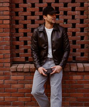 Jean loose en denim 100% coton homme vue4 - GEMO 4G HOMME - GEMO