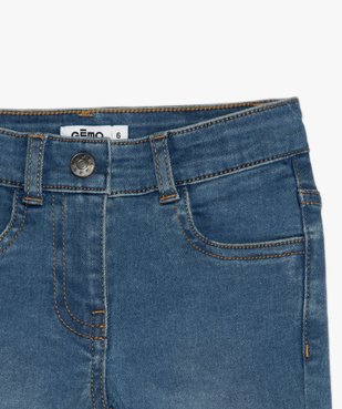Jean fille coupe skinny en matière extensible vue3 - GEMO (ENFANT) - GEMO