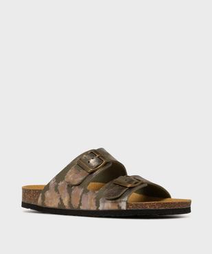 Sandales brillantes à semelle intérieure cuir anatomique femme vue2 - VALENTINA BALDA - GEMO