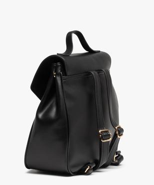 Sac à dos femme à effet tissé et volume ajustable vue2 - GEMO (ACCESS) - GEMO