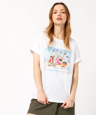 Tee-shirt manches courtes imprimé femme - One Piece vue2 - ONE PIECE - GEMO