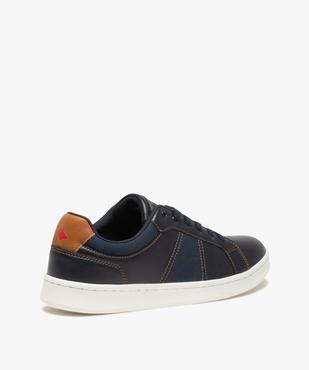 Baskets homme unies en toile et matière lisse – Lee Cooper vue4 - LEE COOPER - GEMO