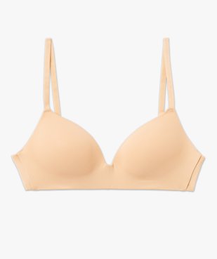 Soutien-gorge triangle sans armature à bonnets moulés vue4 - GEMO 4G FEMME - GEMO