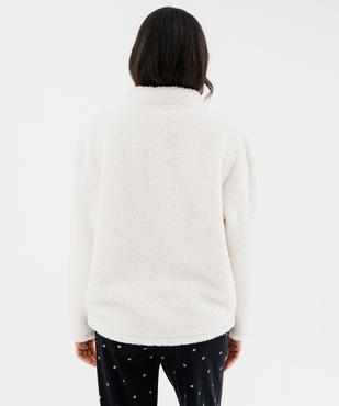 Veste d'intérieur polaire zippée femme vue3 - GEMO(HOMWR FEM) - GEMO