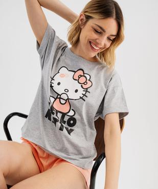 Pykashort en jersey imprimé femme - Hello Kitty vue1 - HELLO KITTY - GEMO