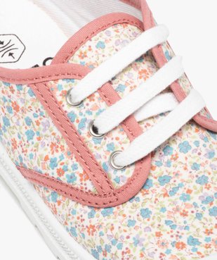 Baskets fille à semelle crantée dessus toile vue6 - GEMO (ENFANT) - GEMO