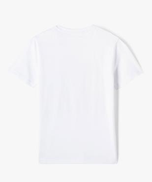Tee-shirt à manches courtes avec motif streetwear garçon vue3 - GEMO 4G GARCON - GEMO