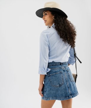 Chemise manches longues cintrée à rayures femme vue3 - GEMO(FEMME PAP) - GEMO
