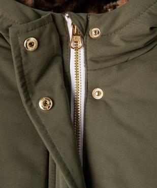 Parka à capuche déperlante et fourrée fille vue4 - GEMO (ENFANT) - GEMO
