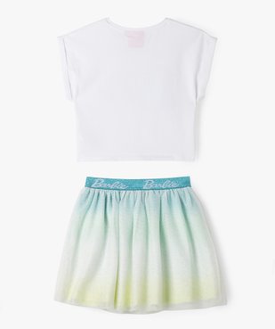 Ensemble 2 pièces tee-shirt et jupe en tulle fille - Barbie vue5 - BARBIE - GEMO