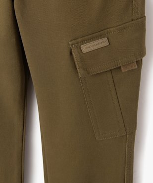 Pantalon en toile avec poches à rabat garçon - LuluCastagnette  vue2 - LULUCASTAGNETTE - GEMO