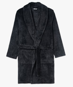Robe de chambre peignoir en maille peluche homme vue4 - GEMO(HOMWR HOM) - GEMO