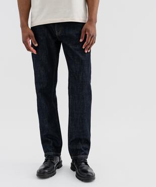 Jean en coton coupe Regular homme vue5 - GEMO (HOMME) - GEMO