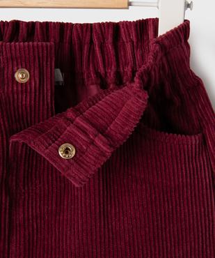 Jupe courte en velours côtelé bébé fille - LuluCastagnette vue3 - LULUCASTAGNETTE - GEMO