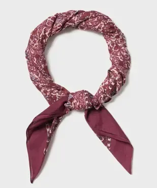 Foulard en coton à motifs fleuris femme vue3 - GEMO (ACCESS) - GEMO