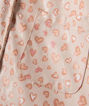 Imperméable chaudement doublé en matière déperlante bébé fille vue4 - GEMO(BEBE DEBT) - GEMO