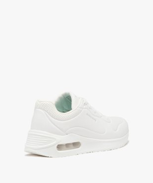 Baskets basses vegan avec semelle à mémoire de forme femme - Skechers vue4 - SKECHERS - GEMO