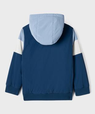 Blouson à capuche tricolore doublure polaire garçon vue6 - GEMO (ENFANT) - GEMO