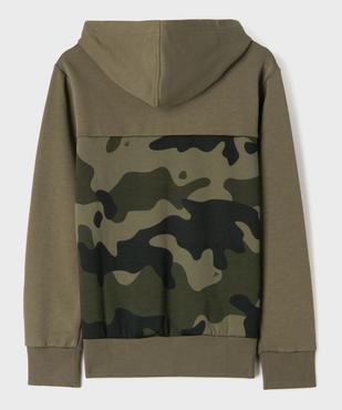 Sweat à capuche à motif camouflage garçon - Adidas vue3 - ADIDAS - GEMO