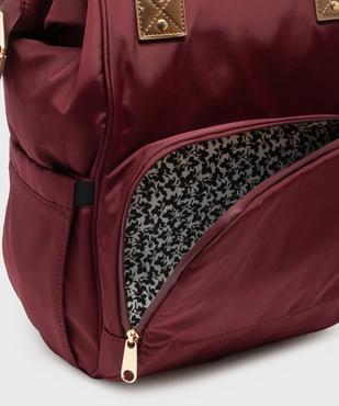 Sac à dos spécial ordinateur avec touches métallisées femme vue4 - GEMO (ACCESS) - GEMO