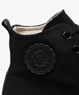 Baskets montantes en toile à semelle plateforme femme - Camps United vue7 - CAMPS GEMO FOR GOOD - GEMO