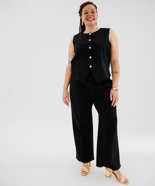 Veste sans manches à boutons bijoux femme grande taille vue4 - GEMO (G TAILLE) - GEMO