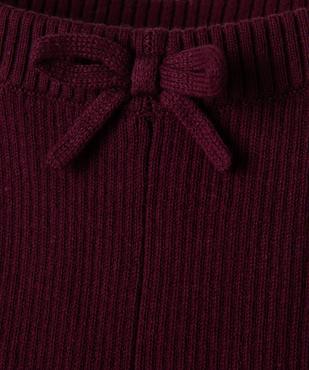Pantalon en maille côtelée bébé fille vue3 - GEMO(BEBE DEBT) - GEMO