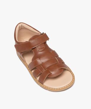 Sandales à brides et fermeture scratch garçon - Buggy Shoes vue12 - BUGGY GEMO FOR GOOD - GEMO