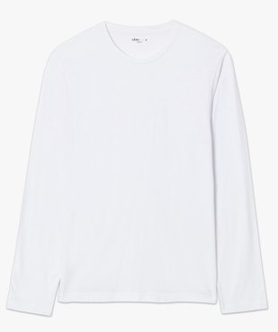 Tee-shirt à manches longues et col rond homme vue8 - GEMO 4G HOMME - GEMO