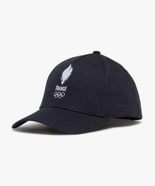 Casquette en coton brodée Équipe de France Olympique vue1 - EQUIPE DE FRANCE - GEMO