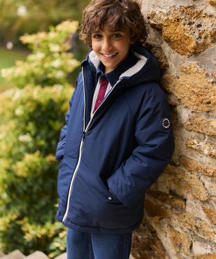 Blouson à capuche avec doublure chaude garçon - LuluCastagnette vue5 - LULUCASTAGNETTE - GEMO