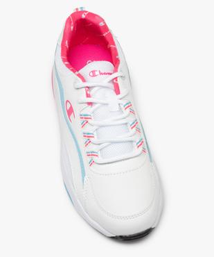 Baskets fille tricolores à lacets élastiques et scratch – Champion USA vue5 - CHAMPION USA - GEMO